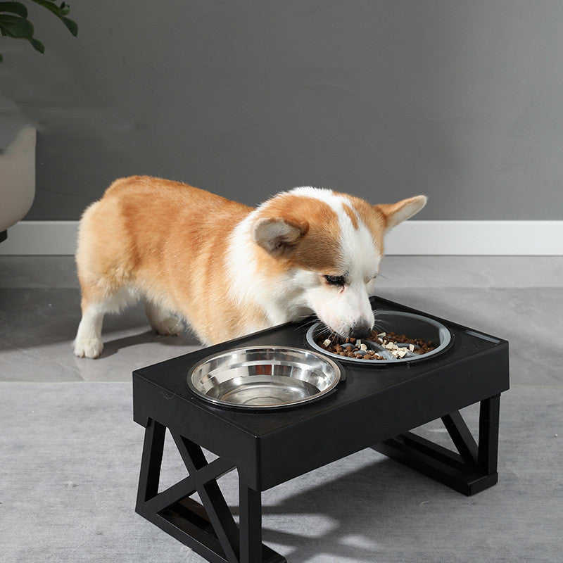 Elevated Dog Bowl for comfy Anti-choke Feeding