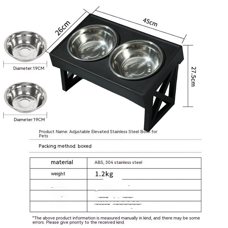 Elevated Dog Bowl for comfy Anti-choke Feeding